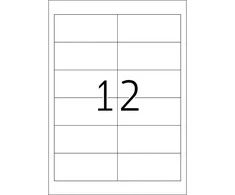 Herma Premium etiketės A4, baltas, matinis popierius, 2400 vnt (4623)