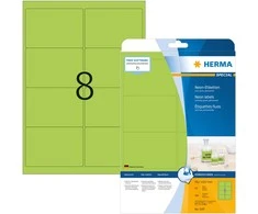 Herma Spalvų ženklinimas A4, žalias popierius, 160 vnt (5147)