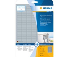 HERMA 4220 lipni etiketė Sidabras Suapvalintas stačiakampis Ilgalaikis 4725 vnt