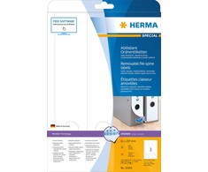 HERMA 10185 etiketė spausdinimui Balta Lipni spausdintuvo etiketė