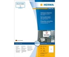 HERMA 10315 lipni etiketė Balta Suapvalintas stačiakampis Keičiama 100 vnt