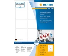 Herma Adresas Etiketės 1800 vienetų (10302)