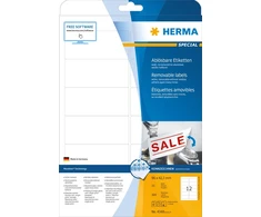 HERMA 4348 etiketė spausdinimui Balta Lipni spausdintuvo etiketė