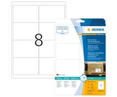 Herma Adreso etiketės A4, 200 vienetų (8331)