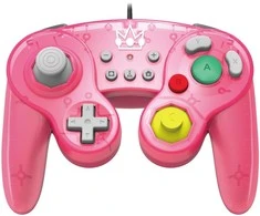 HORI Nintendo Switch Battle Pad (Princess Peach) GameCube stiliaus valdiklis