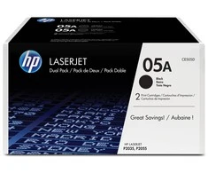 Hewlett Packard (HP) HP CE505D No.05A Dual Pack Juodas kasetė (CE505D)