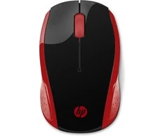 Hewlett Packard (HP) HP 200 Belaidė pelė - Empress Raudona