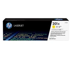 Hewlett Packard (HP) HP 201X didelės talpos geltona lazerinė tonerio kasetė, 2300 puslapių, skirta HP Color LaserJet 277, Pro M252 spausdintuvams