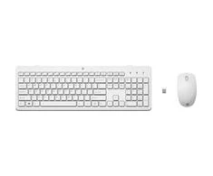 Hewlett Packard (HP) HP 230 Wireless Pelė Klaviatūra Combo - Baltas - US ENG
