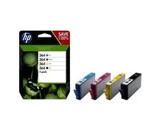 Hewlett Packard (HP) HP 364 4-Pack (N9J73AE) Rašalinių kasečių komplektas, C/M/Y/BK