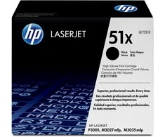 Hewlett Packard (HP) HP Toneris Juodas 51X for LaserJet P3005/M3035mfp/M3027mfp (13,000 pages)
