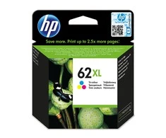 Hewlett Packard (HP) HP 62XL didelio našumo trispalvė rašalo kasetė, 415 puslapių, skirta HP ENVY 5540,5640,7640, Officejet 5740