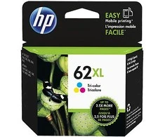 Hewlett Packard (HP) HP 62XL didelio našumo trispalvė rašalo kasetė, 415 puslapių, skirta HP ENVY 5540,5640,7640, Officejet 5740
