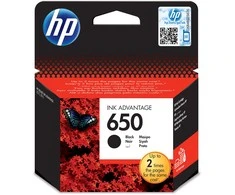 Hewlett Packard (HP) HP 650 Juodas Original Ink Advantage Cartridge