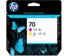 Hewlett Packard (HP) HP 70 Magenta/Geltona Printhead, for HP Photosmart Pro B9180, Designjet Z2100, Z310