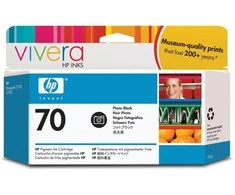 Rašalo kasetė HP 70 Juodas su Vivera Ink, 130 ml, skirta HP DesignJet Z3100, Z2100