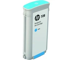 Hewlett Packard (HP) HP 728 130 ml žydros spalvos rašalo kasetė