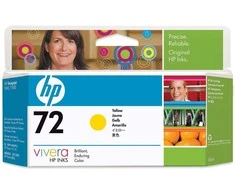 Hewlett Packard (HP) HP no.72 Ink Cart. Geltona su Vivera rašalu (130 ml)