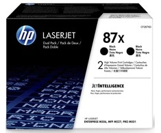 Hewlett Packard (HP) HP CF287X tonerio kasetė, didelės talpos, juoda, 2 vnt.