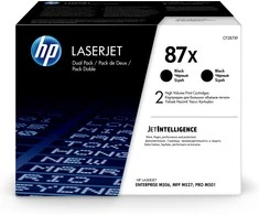Hewlett Packard (HP) HP CF287X tonerio kasetė, didelės talpos, juoda, 2 vnt.