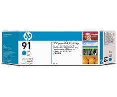 Hewlett Packard (HP) HP nr. 91 rašalo kasetė. Žydras rašalas su „Vivera“ rašalu (775 ml)