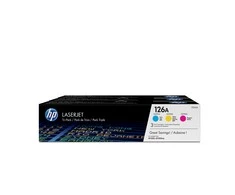 Hewlett Packard (HP) HP 126A, skirtas Color LaserJet CP1025 serijai C,Y,M (kiekvienas 1 000 puslapių)