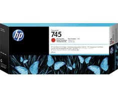 Hewlett Packard (HP) Rak HP Rašalas / 745 rašalo užtaisas (chrominis raudonasis)