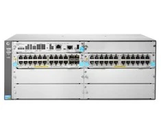 Šakotuvas Hewlett Packard (HP) HP Enterprise 5406R 44GT PoE+ ir 4 prievadų SFP+ (be PSU) v3 zl2 – Tvarkomas – L3 – Gigabit Ethernet (10/100/1000) – Maitinimas per Ethernet (PoE) – Tvirtinimas ant stovo – 4U