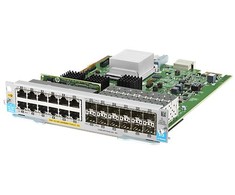 Šakotuvas „Hewlett Packard“ (HP) SFP modulis HP ARUBA 12-10 / 100 / 1000BASE-T PoE + / 12-1GBE SFP MSC v3 zl2 modulis J9989A