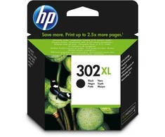 Hewlett Packard (HP) HP 302XL High Yield Juodas rašalo kasetė, 480 puslapių, skirta HP Officejet 3830,3834,4650, Deskjet 2130,3630,1010, Envy 4520