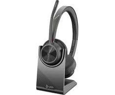 Hewlett Packard (HP) Poly Voyager 4320 Microsoft Teams Certified Ausinės + BT700 dongle + Charging Stovas