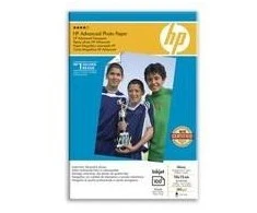 HP fotopopierius, blizgus, 10 x 15 cm be paraščių, 100 lapų (250 g/m²)