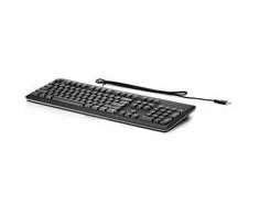 Hewlett Packard (HP) HP Klaviatūra su USB jungtimi (2013 juodas design) - ENG – EOL – Replacement 266C9AA