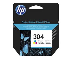 Rašalo Kasetė - HP 304 Originali Mėlyna, Magenta, Geltona 2 ml, 100 puslapių