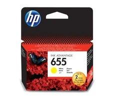 Hewlett Packard (HP) HP Nr.655 (CZ112AE), geltona kasetė