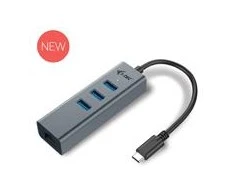 I-tec Metal C31METALG3HUB sąsajos šakotuvas USB 3.2 Gen 2 (3.1 Gen 2) Type-C 5000 Mbit/ai Pilka
