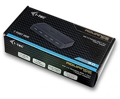 I-tec U3HUB742 sąsajos šakotuvas USB 3.2 Gen 1 (3.1 Gen 1) Type-B 5000 Mbit/ai Juoda
