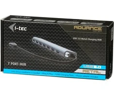 I-tec Metal U3HUB778 sąsajos šakotuvas USB 3.2 Gen 1 (3.1 Gen 1) Type-A 5000 Mbit/ai Sidabras