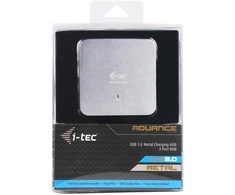 I-tec Metal U3HUBMETAL4 sąsajos šakotuvas USB 3.2 Gen 1 (3.1 Gen 1) Type-A 5000 Mbit/ai Sidabras