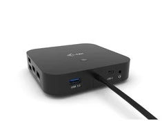 I-TEC USB-C Dviguba Ekrano MST prijungimo stotis 2x DP 1x GLAN 3x USB 3.1 2x USB 2.0 1x USB-C-Data 1x Audio / Mic Jack be maitinimo adapterio