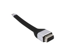 I-tec C31FLATVGA60HZ vaizdo kabelio adapteris 0,11 m C tipo USB VGA (D-Sub) Juoda