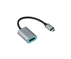 I-tec Metal C31METALDP60HZ vaizdo kabelio adapteris 0,15 m C tipo USB Ekranas Port Pilka, Turkis