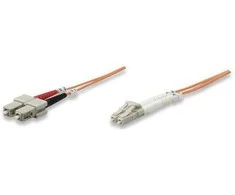 Inline Intellinet 470377 optinio pluošto kabelis 2 m LSZH OM2 LC SC Oranžinė