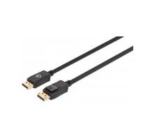 Kabelis Manhattan DisplayPort – DisplayPort 1m juoda (353595)