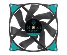 Iceberg Thermal Ventiliatorius Iceberg IceGALE Xtra 140 mm Juoda (ICEGALE14D- C0A)