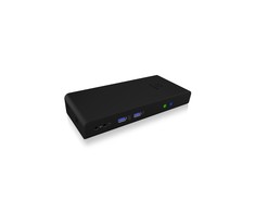 ICY BOX IB-DK2251AC kelių prijungimo stotelė nešiojamiesiems kompiuteriams ir kompiuteriams