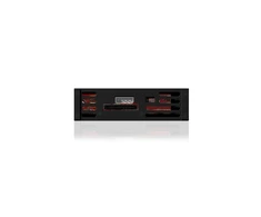 ICY BOX IB-138SK-B-II SATA mobilusis stovas skirtas 3,5 colio SATA HDD KeyLock kaip maitinimo jungiklio šviesos diodai 4 ir 15 kontaktų maitinimo jungtis Fullmetal juodas