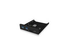ICYBOX IB-HUB1417-i3 Icy Box 3x prievadas USB 3.0 Hub (2x USB 3.0, 1x USB Type-C), miniSD / SD kortelių skaitytuvas