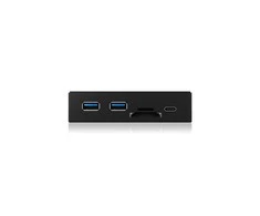 ICYBOX IB-HUB1417-i3 Icy Box 3x prievadas USB 3.0 Hub (2x USB 3.0, 1x USB Type-C), miniSD / SD kortelių skaitytuvas