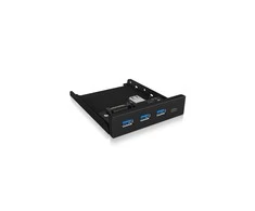 ICYBOX IB-HUB1418-i3 Icy Box 4x prievadas USB 3.0 Hub (3x USB 3.0, 1x USB Type-C), priekinis skydelis 3.5